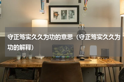 守正笃实久久为功的意思（守正笃实久久为功的解释）