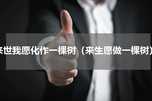 来世我愿化作一棵树（来生愿做一棵树）