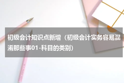 初级会计知识点新增（初级会计实务容易混淆那些事01-科目的类别）