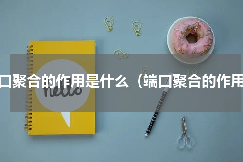 端口聚合的作用是什么（端口聚合的作用）