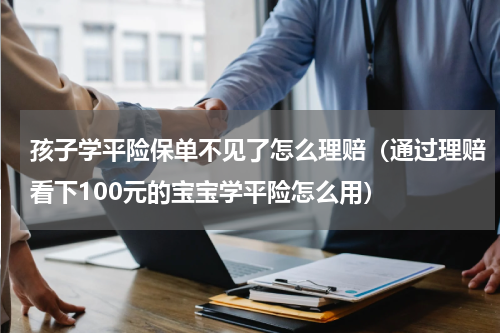 孩子学平险保单不见了怎么理赔（通过理赔看下100元的宝宝学平险怎么用）