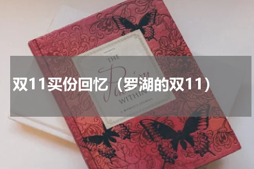 双11买份回忆（罗湖的双11）