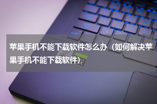 苹果手机不能下载软件怎么办（如何解决苹果手机不能下载软件）