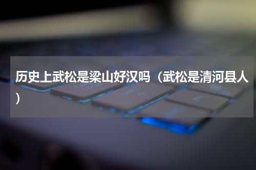 历史上武松是梁山好汉吗（武松是清河县人）