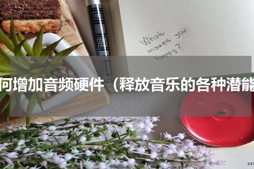 如何增加音频硬件（释放音乐的各种潜能）