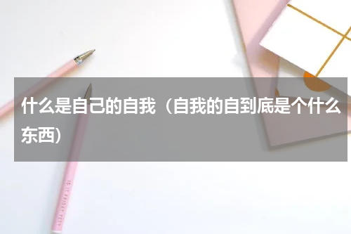 什么是自己的自我（自我的自到底是个什么东西）