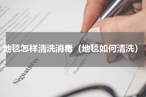 地毯怎样清洗消毒（地毯如何清洗）