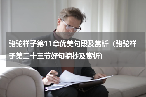骆驼祥子第11章优美句段及赏析（骆驼祥子第二十三节好句摘抄及赏析）