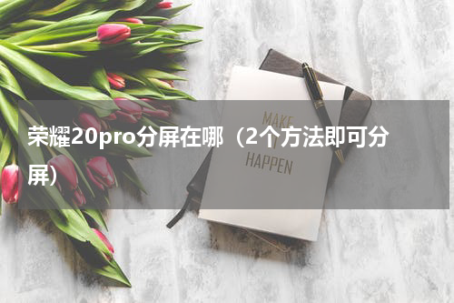 荣耀20pro分屏在哪（2个方法即可分屏）