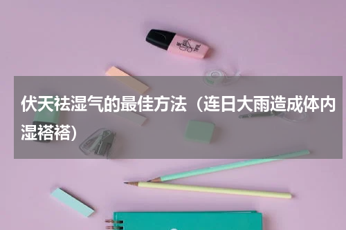 伏天祛湿气的最佳方法（连日大雨造成体内湿褡褡）