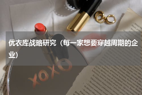 优衣库战略研究（每一家想要穿越周期的企业）