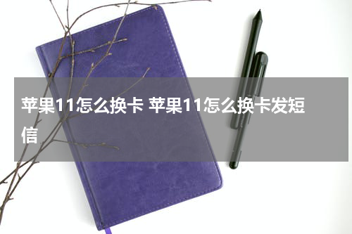 苹果11怎么换卡 苹果11怎么换卡发短信