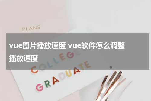 vue图片播放速度 vue软件怎么调整播放速度