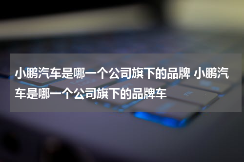 小鹏汽车是哪一个公司旗下的品牌 小鹏汽车是哪一个公司旗下的品牌车