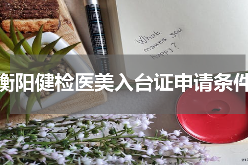 衡阳健检医美入台证申请条件