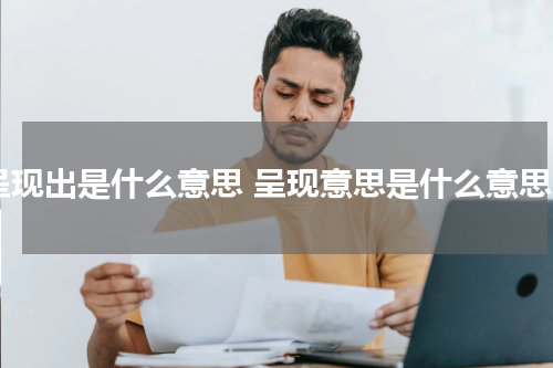 呈现出是什么意思 呈现意思是什么意思
